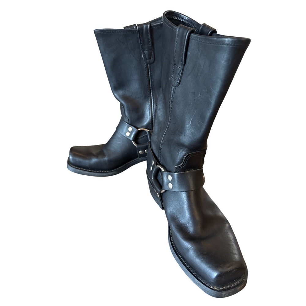 Sierra Mens Durango Harness Motorcycle Boots Chemical Oil Resistant Moto Square